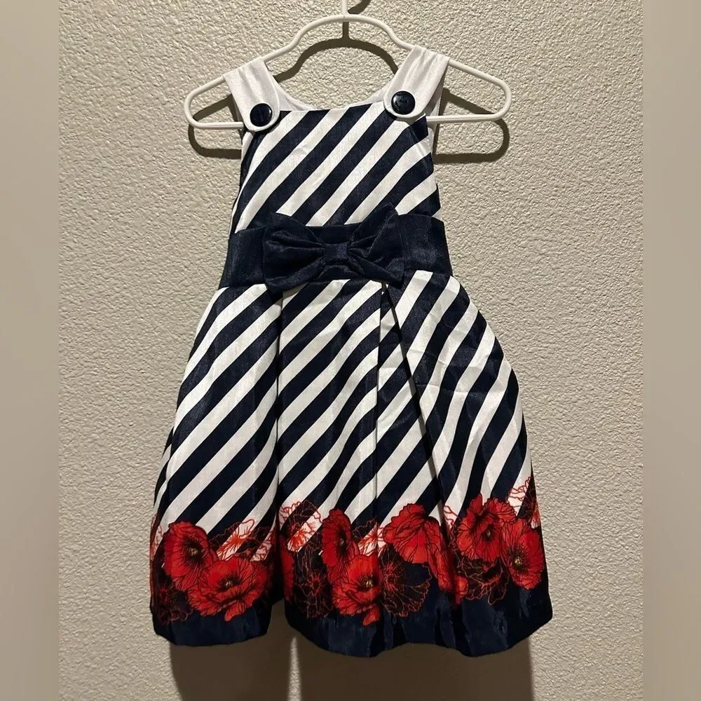 NWOT Nanette Kids Toddler Floral Dress Size 3T